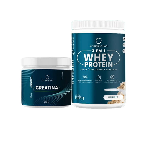 Kit Whey Protein Neutro + Creatina