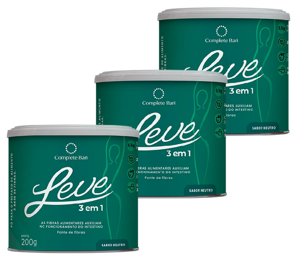 Kit Leve - Ação 3 em 1 Contra Reganho de Peso & Dumping