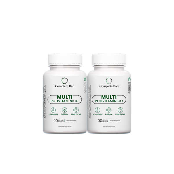 Kit Multivitamínico Bariátrico – 23 Nutrientes com Alta Absorção