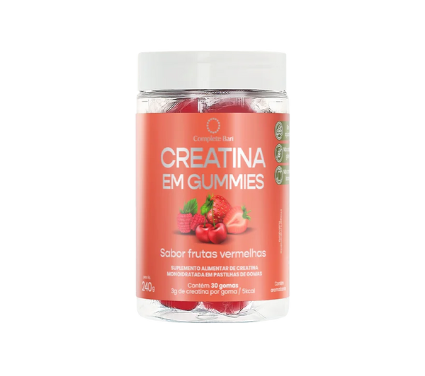 Creatina em Gummies Frutas Vermelhas