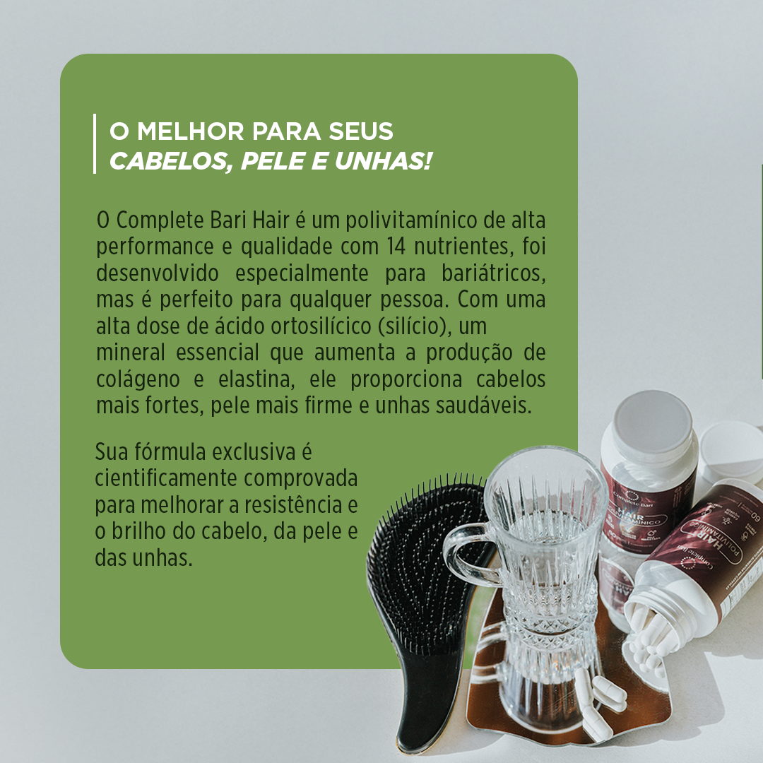 Polivitamínico Cabelos e Unhas Complete Bari Hair