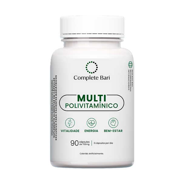 Multivitamínico Para Usuários de Caneta ou Bariátrico | 23 Nutrientes