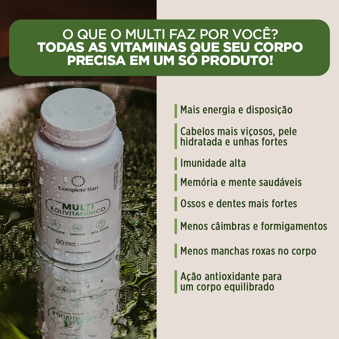 Multivitamínico Complete Bari Multi