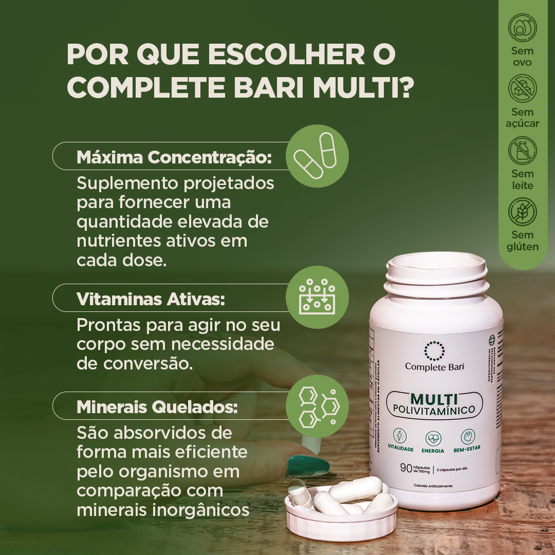 Multivitamínico Complete Bari Multi