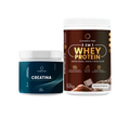 Kit Whey Protein Chocolate Belga + Creatina