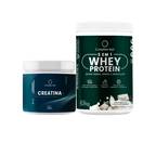 Kit Whey Protein Baunilha com Chocolate Branco + Creatina