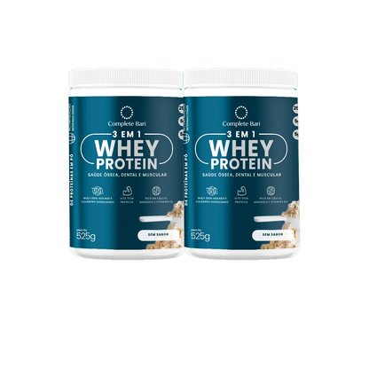 Kit 2 Whey Isolado Neutro Complete Bari