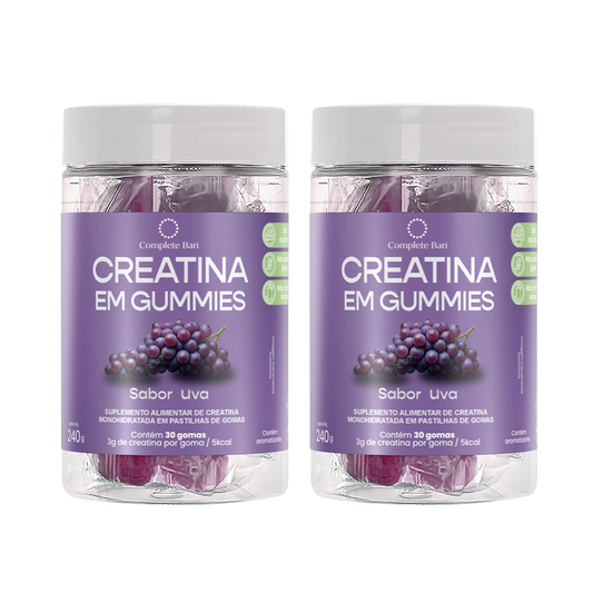 Kit 2 Creatina em Gummies Uva
