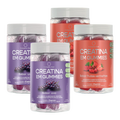Kit Creatina em Gummies Uva + Creatina em Gummies Frutas Vermelhas