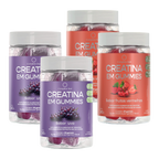 Kit Creatina em Gummies Uva + Creatina em Gummies Frutas Vermelhas