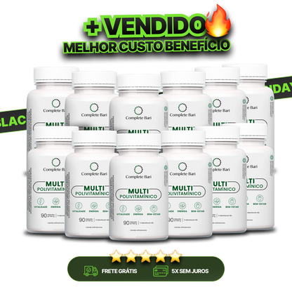 Kit 12 Multi Complete Bari - Vitamina para 12 meses