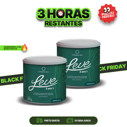 Kit 2 Complete Bari LEVE 3 em 1® Contra Reganho de Peso