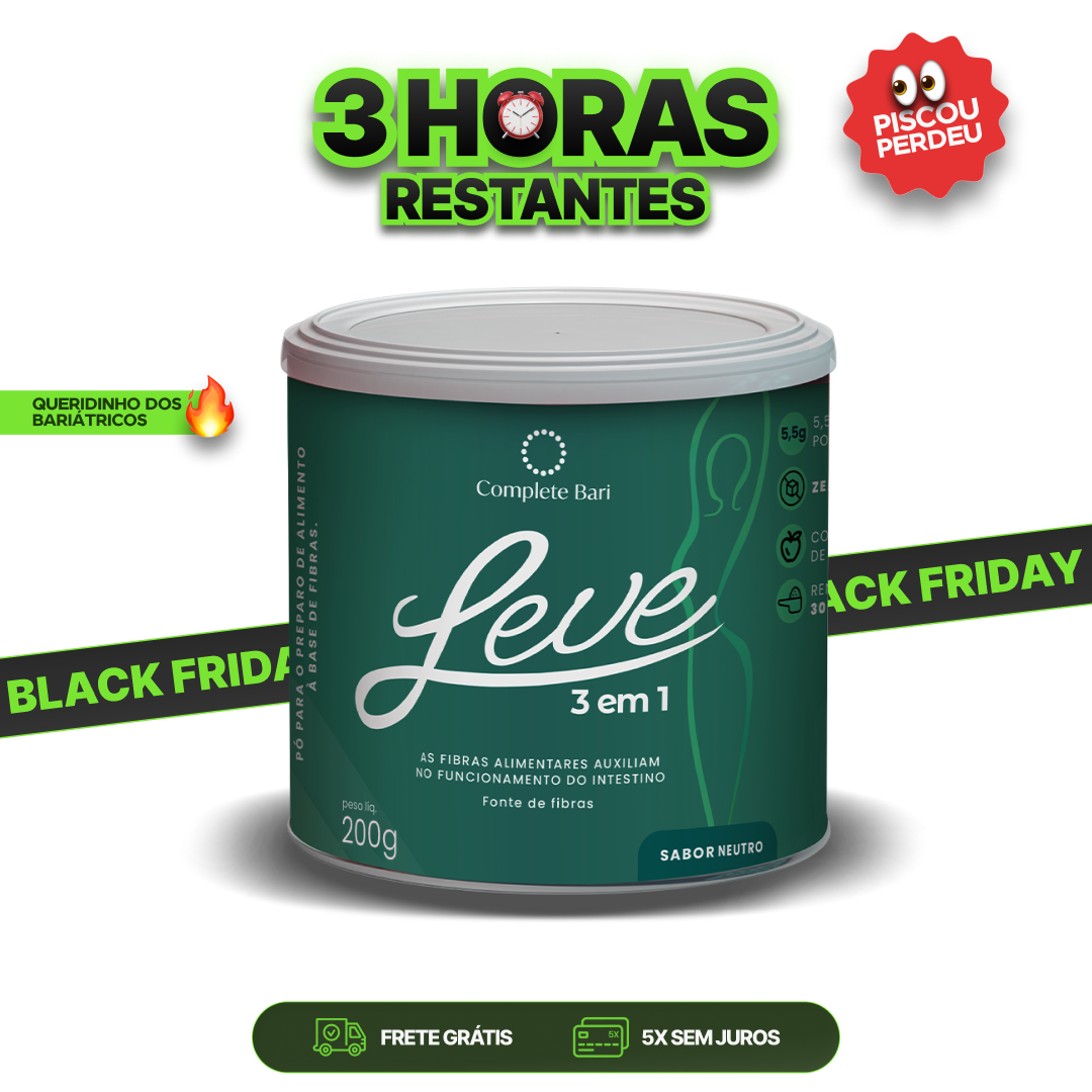 LEVE 3 em 1® Complete Bari – Contra Reganho de peso e Dumping