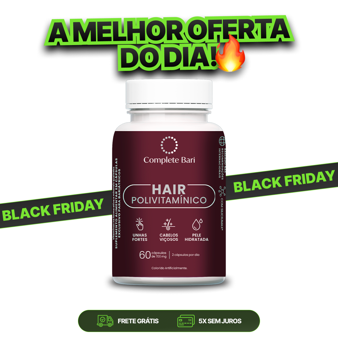 Polivitamínico Cabelos e Unhas Complete Bari Hair
