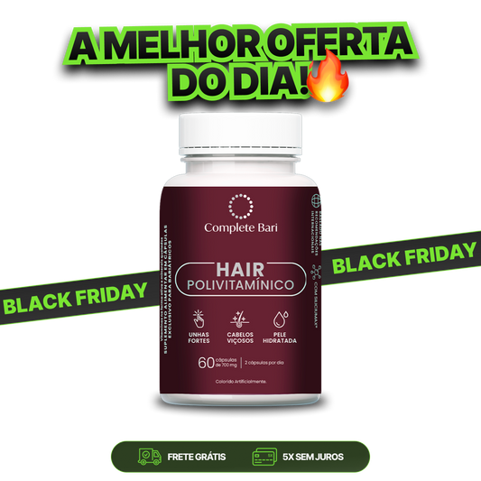 Polivitamínico Cabelos e Unhas Complete Bari Hair