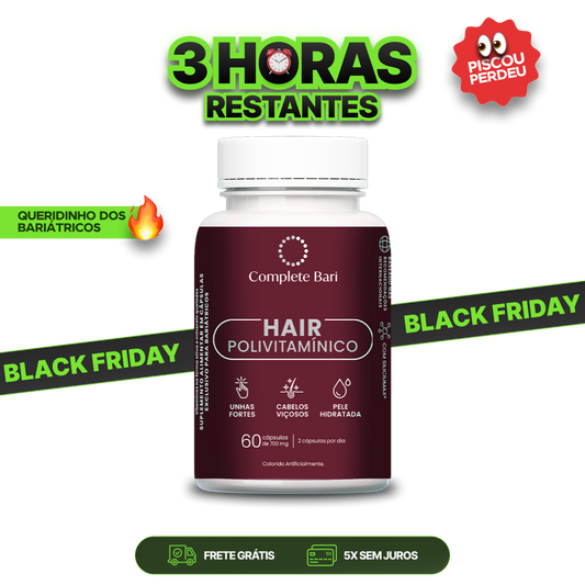 Polivitamínico Cabelos e Unhas Complete Bari Hair