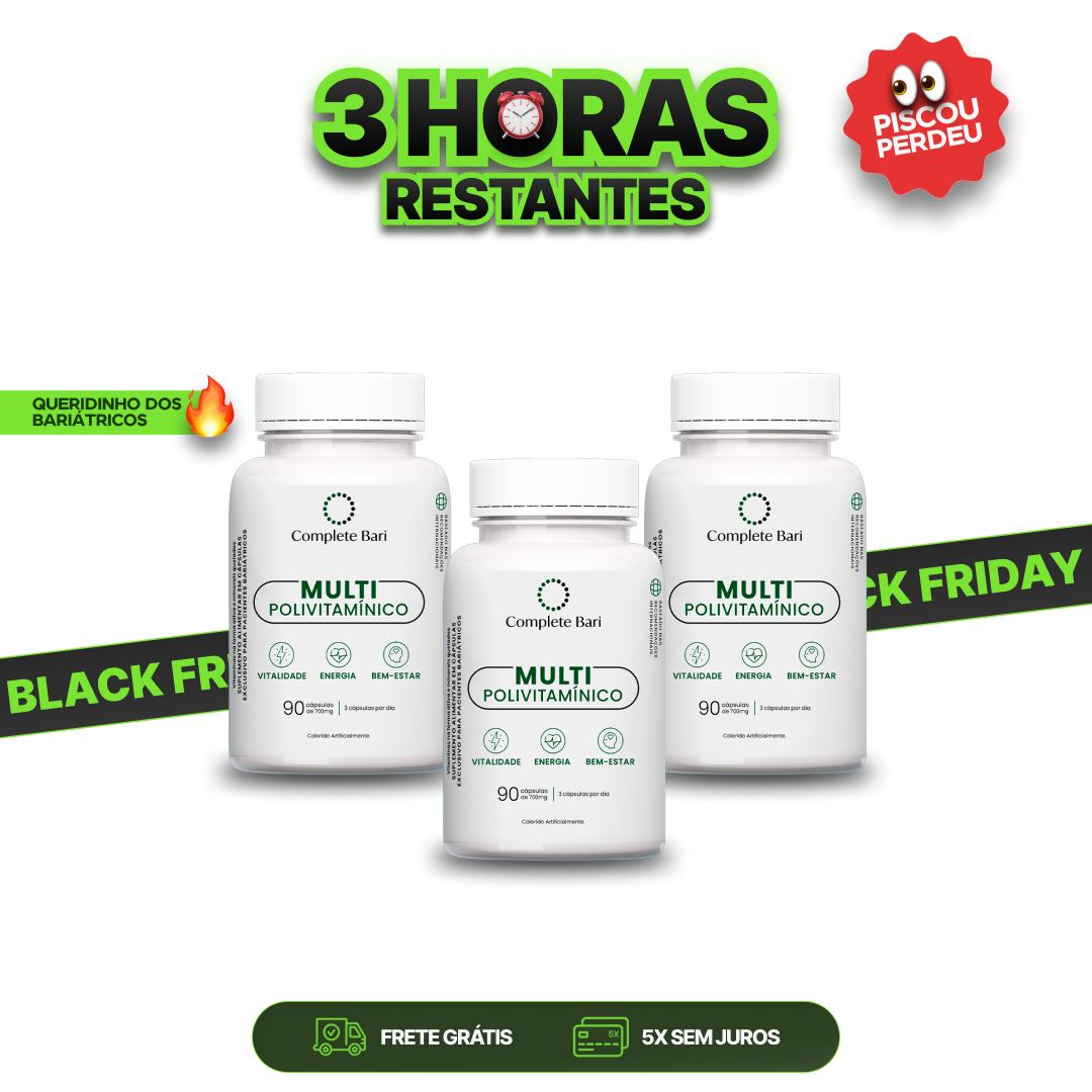 Kit 3 Multi Complete Bari - Vitamina para 3 meses