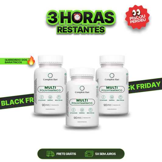 Kit 3 Multi Complete Bari - Vitamina para 3 meses