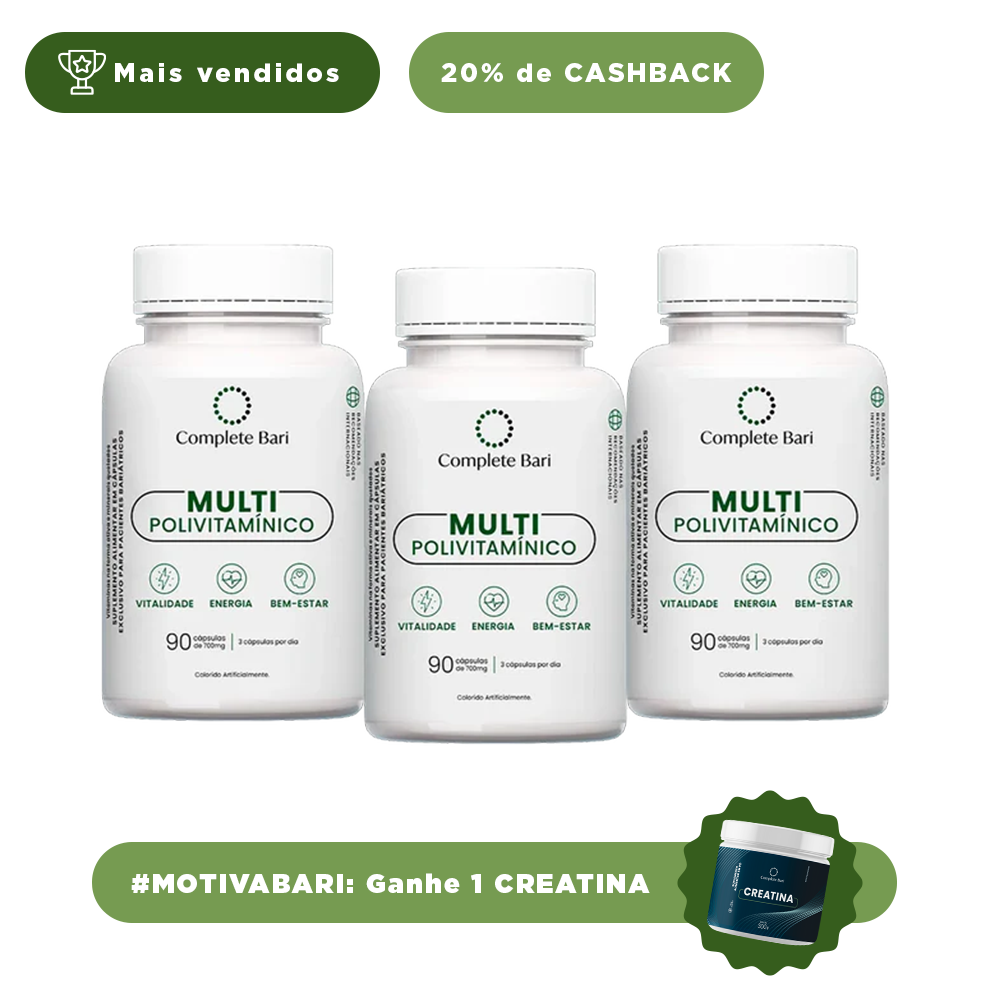Kit 3 Multi Complete Bari - Vitamina para 3 meses