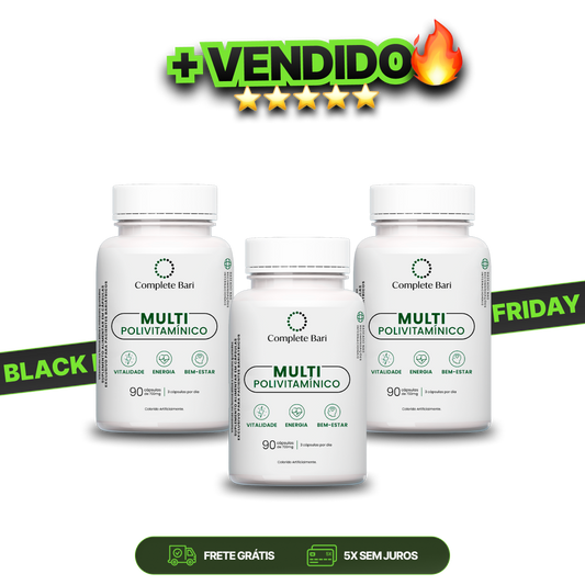 Kit 3 Multi Complete Bari - Vitamina para 3 meses