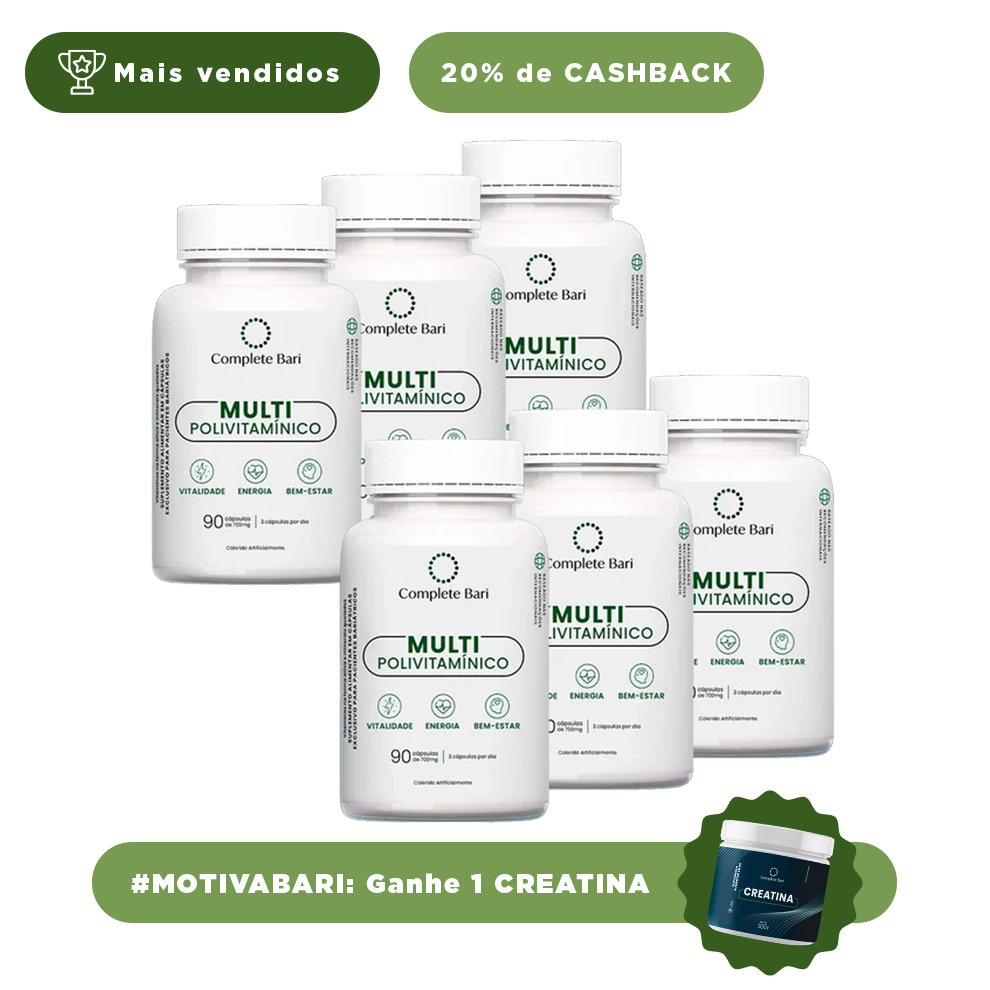 Kit 6 Multi Complete Bari - Vitamina para 6 meses
