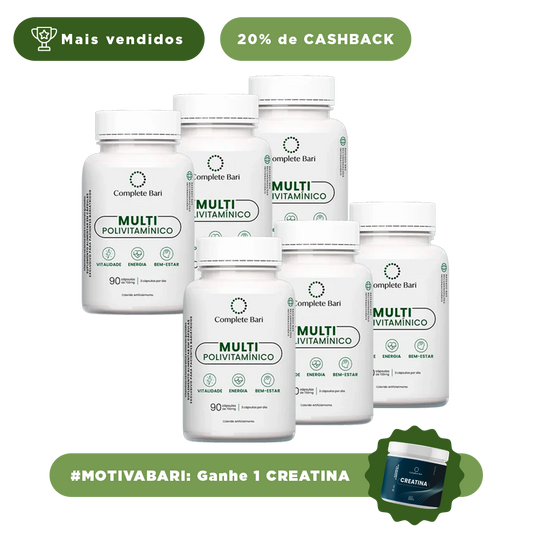 Kit 6 Multi Complete Bari - Vitamina para 6 meses