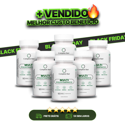 Kit 6 Multi Complete Bari - Vitamina para 6 meses