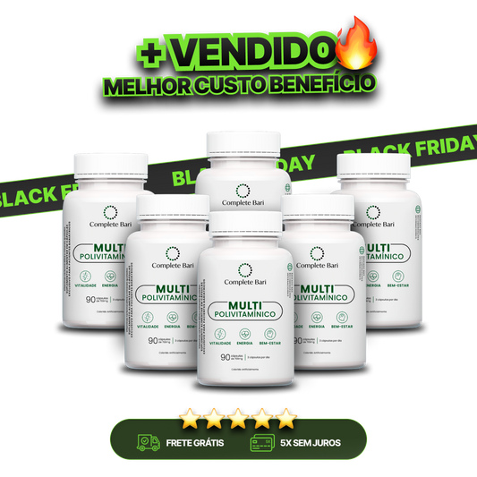 Kit 6 Multi Complete Bari - Vitamina para 6 meses
