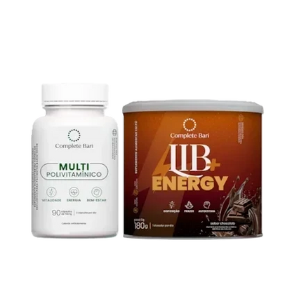 Kit Multivitamínico + Lib Energy Chocolate