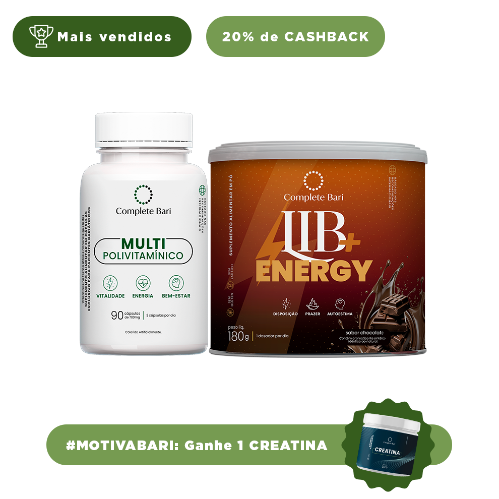 Kit 1 Multi + 1 Lib Energy Complete Bari
