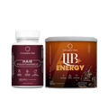 Kit 1 Polivitaminico Cabelos e Unhas + 1 Lib Energy