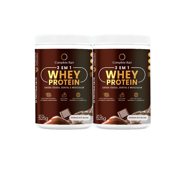 Kit Whey Protein Chocolate Belga
