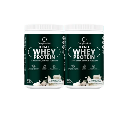 Kit 2 Complete Whey Baunilha Com Chocolate Branco