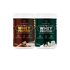 Kit Whey Protein Chocolate Belga + Whey Protein Baunilha com Chocolate