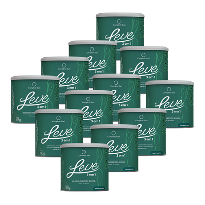 kit 12 Complete Bari LEVE 3 em 1® Contra Reganho de Peso