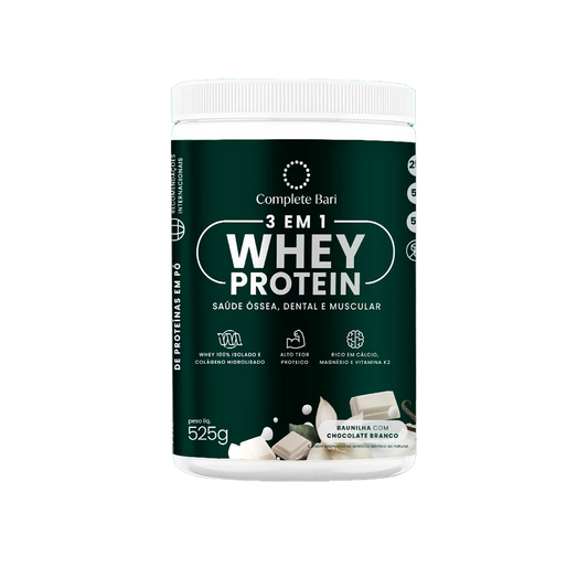 Whey Isolado 3 em 1 Baunilha com Chocolate 525gr Complete Bari - Assinatura