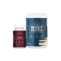 Kit Polivitamínico Cabelo e Unhas + Whey Protein Neutro