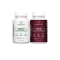 Kit Multivitamínico + Polivitamínico Cabelo e Unhas