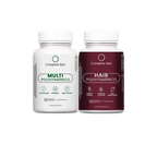 Kit Multivitamínico + Polivitamínico Cabelo e Unhas