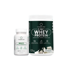 Kit Multivitamínico + Whey Protein Baunilha com Chocolate Branco