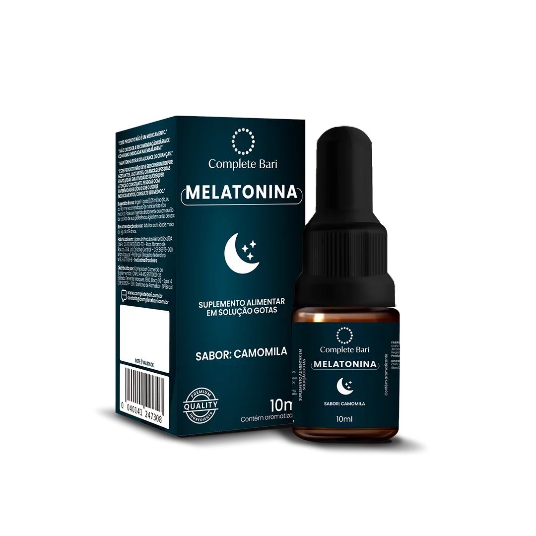 Melatonina Gotas Sabor Camomila 10 ml