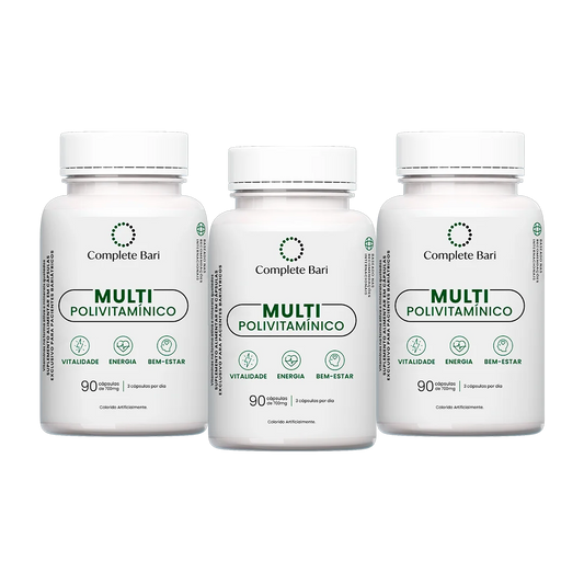 Kit 3 Multi Complete Bari - Vitamina para 3 meses