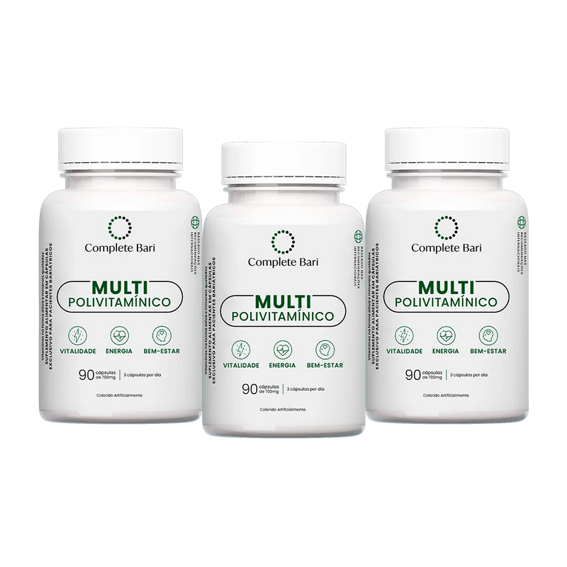 Kit Multivitamínico Para Usuários de Caneta ou Bariátrico | 23 Nutrientes