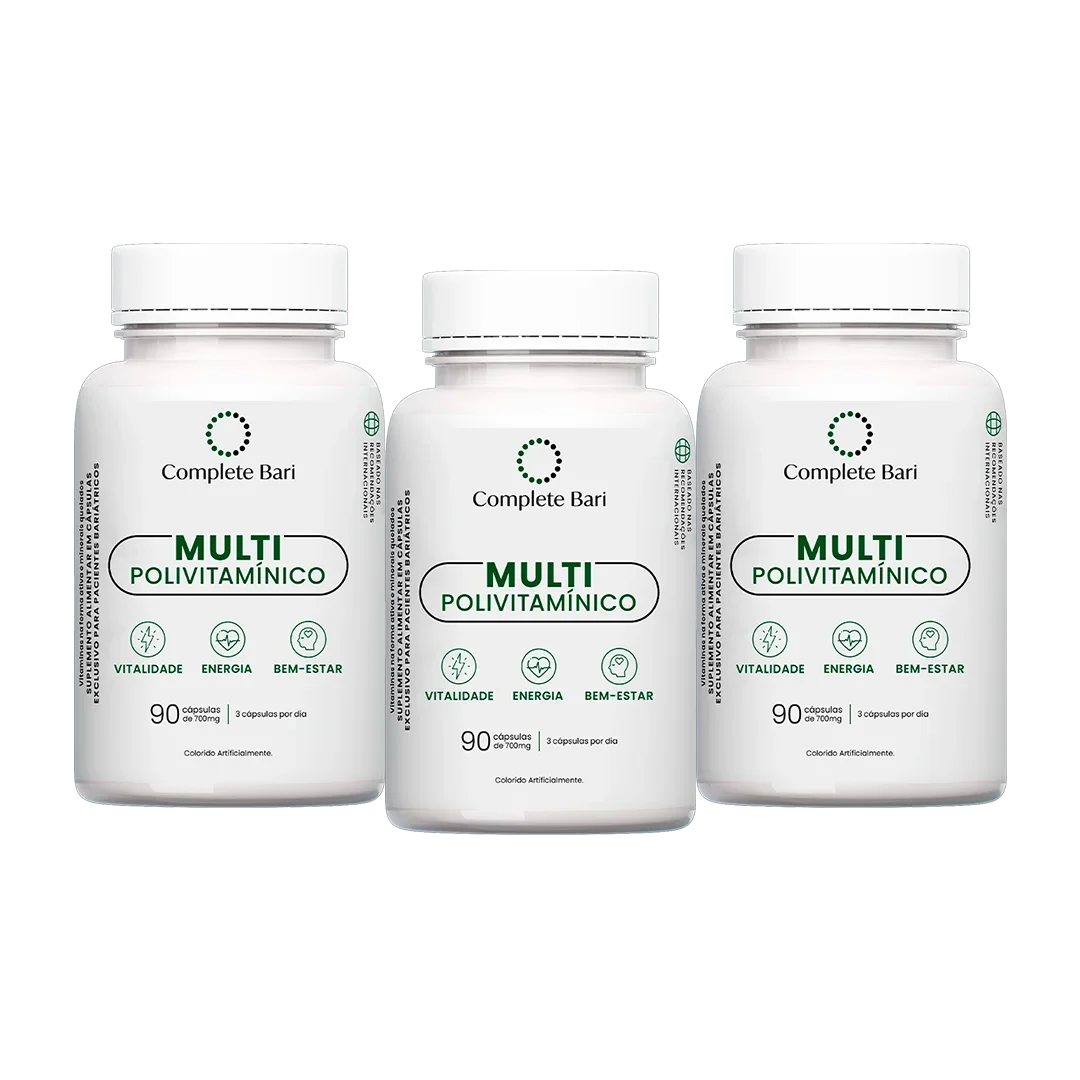 Kit Multivitamínico Para Usuários de Caneta ou Bariátrico | 23 Nutrientes