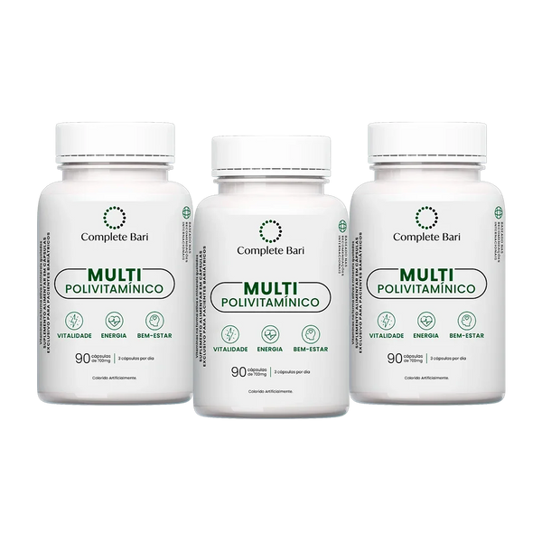 Kit Multivitamínico Para Usuários de Caneta ou Bariátrico | 23 Nutrientes