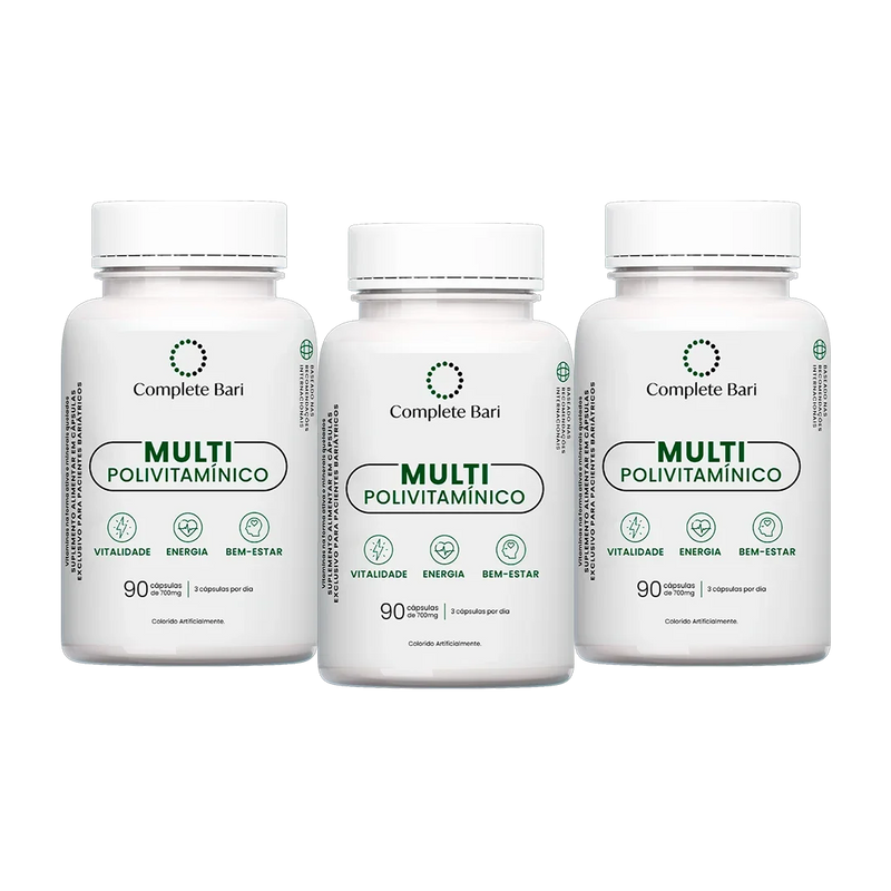 Kit Multivitamínico Para Usuários de Caneta ou Bariátrico | 23 Nutrientes
