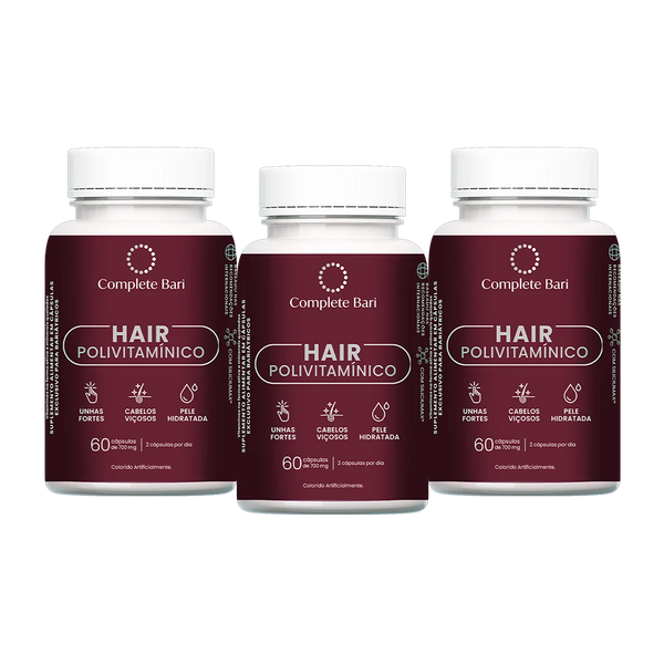 Kit Polivitamínico Cabelo e Unhas