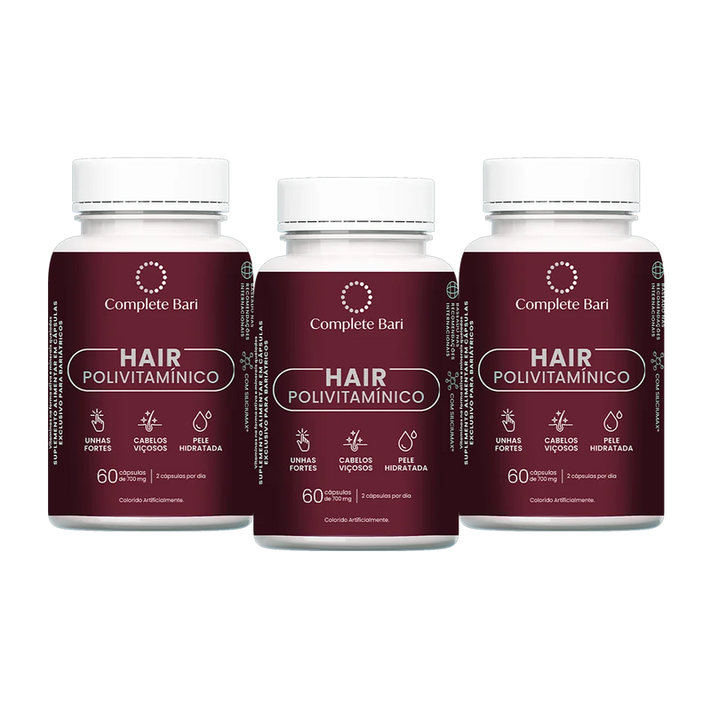 Kit Polivitamínico Cabelo e Unhas