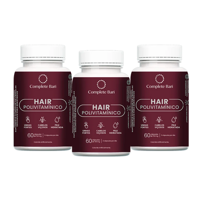 Kit Polivitamínico Cabelo e Unhas