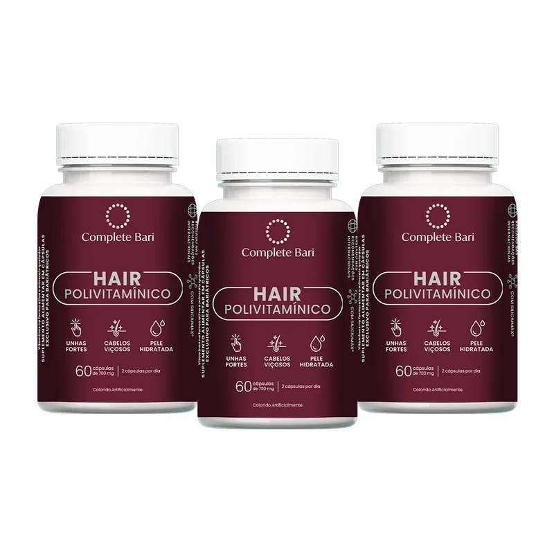 Kit Polivitamínico Cabelo e Unhas